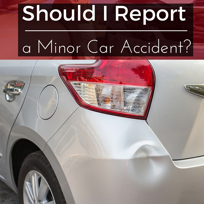 Do You Have To Report A Minor Car Accident? 1 Should I Report a Minor Car Accident