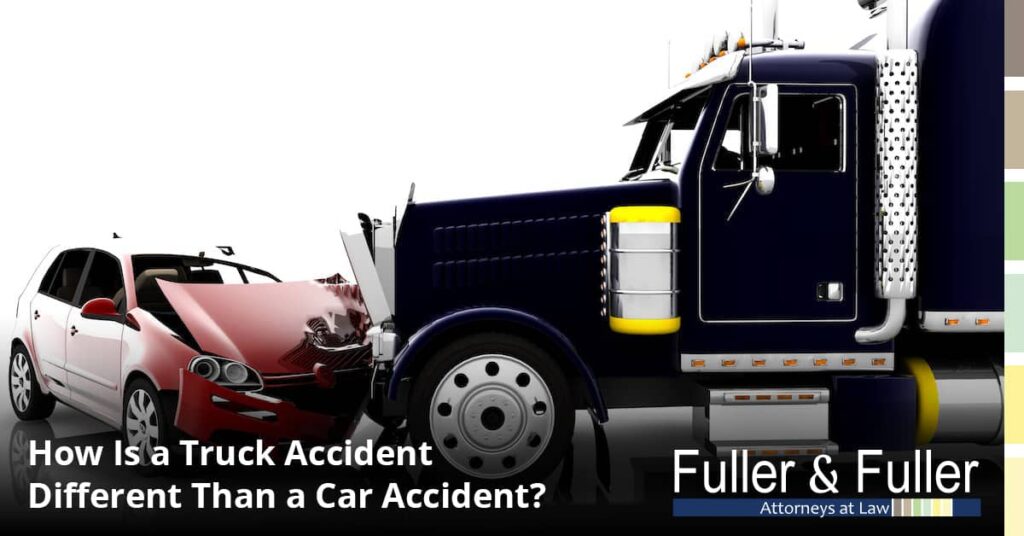 3 Ways Truck Accident Laws Differ From Regular Car Accident Laws 1 car truck wreck